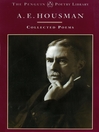 A.E. Housman (eBook): Collected Poems
